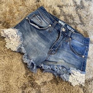 Mossimo Supply Co High Rise Denim Shorts